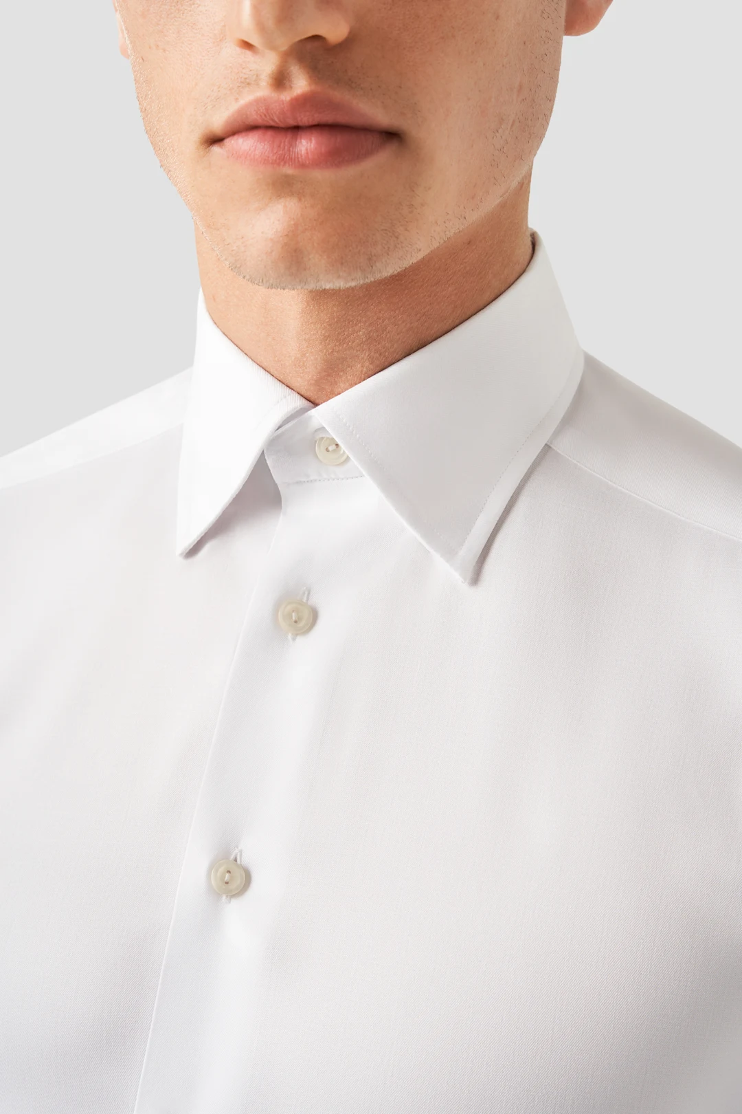 Button Under collar