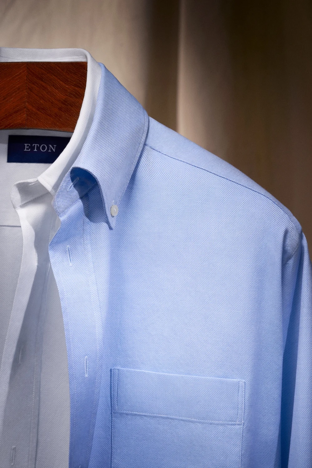 casual shirts hanging
