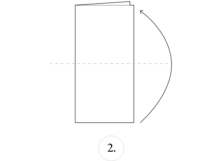 presidential fold step 2