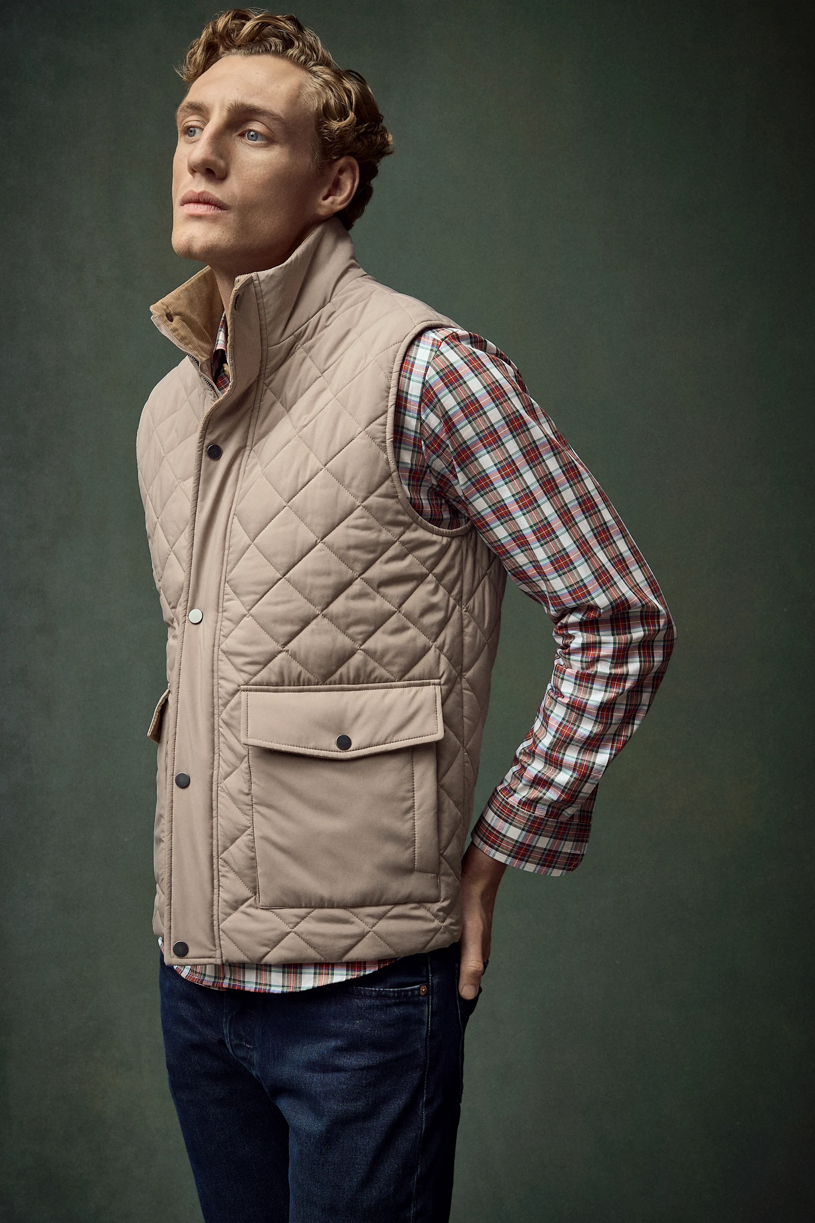 quilted vest fall winter 25