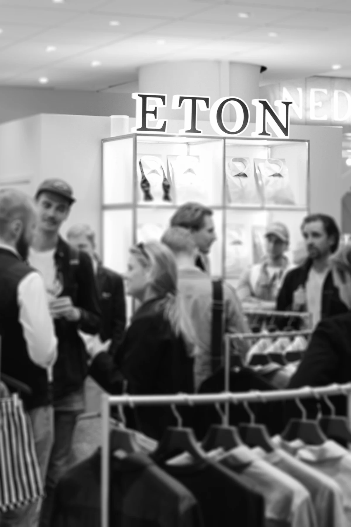 eton store with people mingle