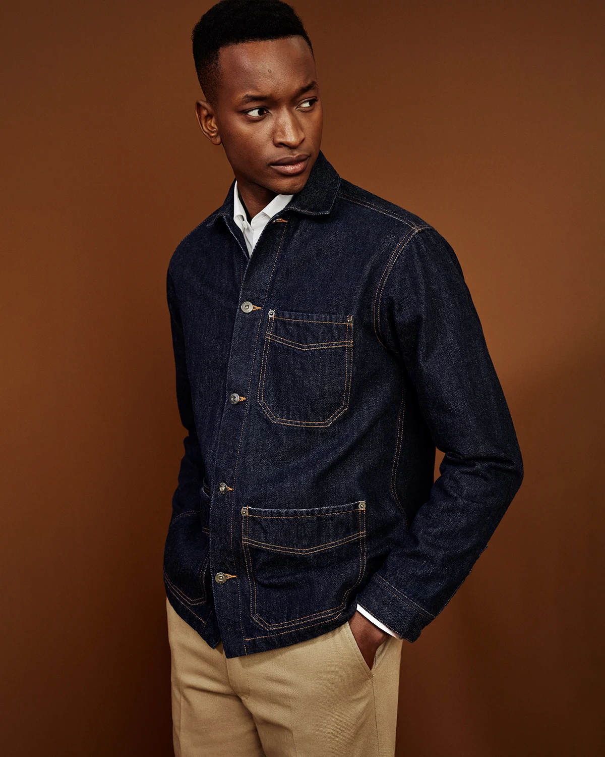 eton x jeansverket overshirt