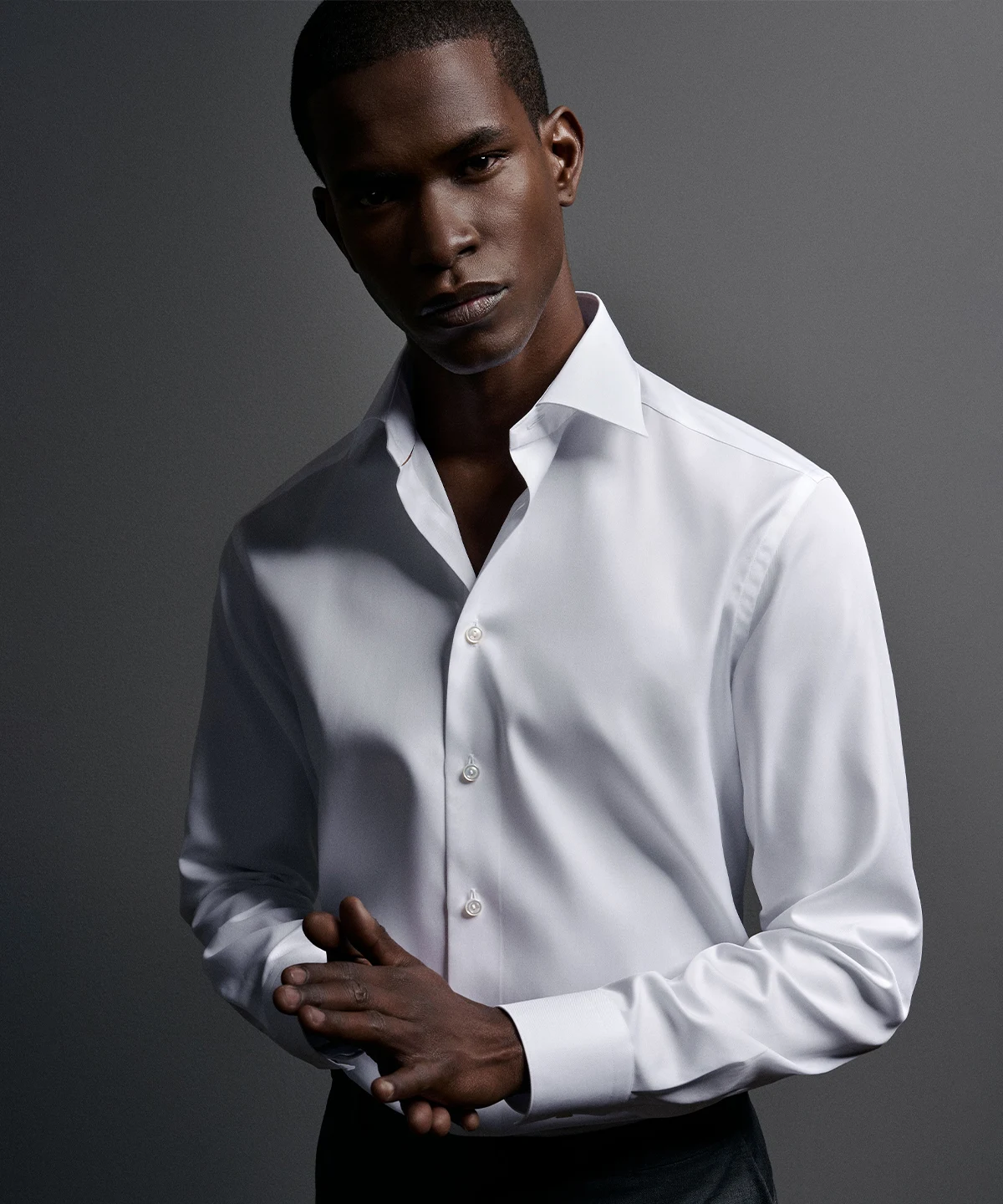 A white eton shirt