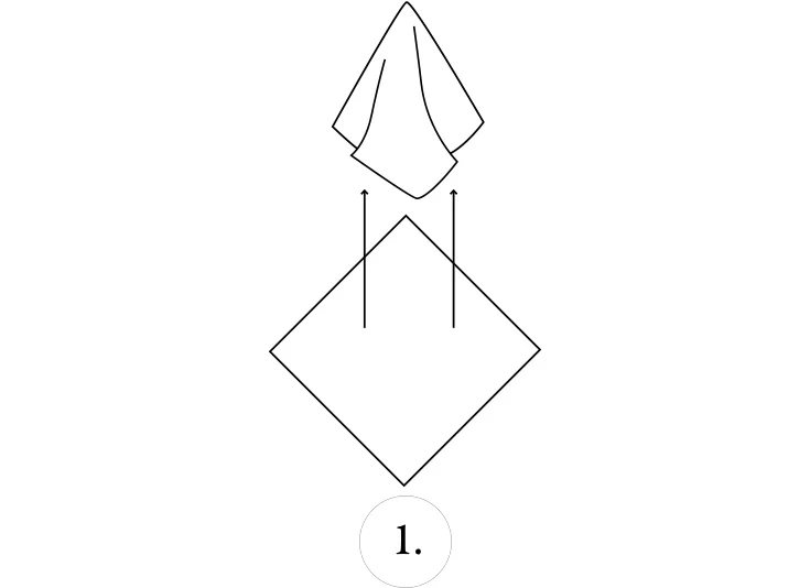 puff fold step 1