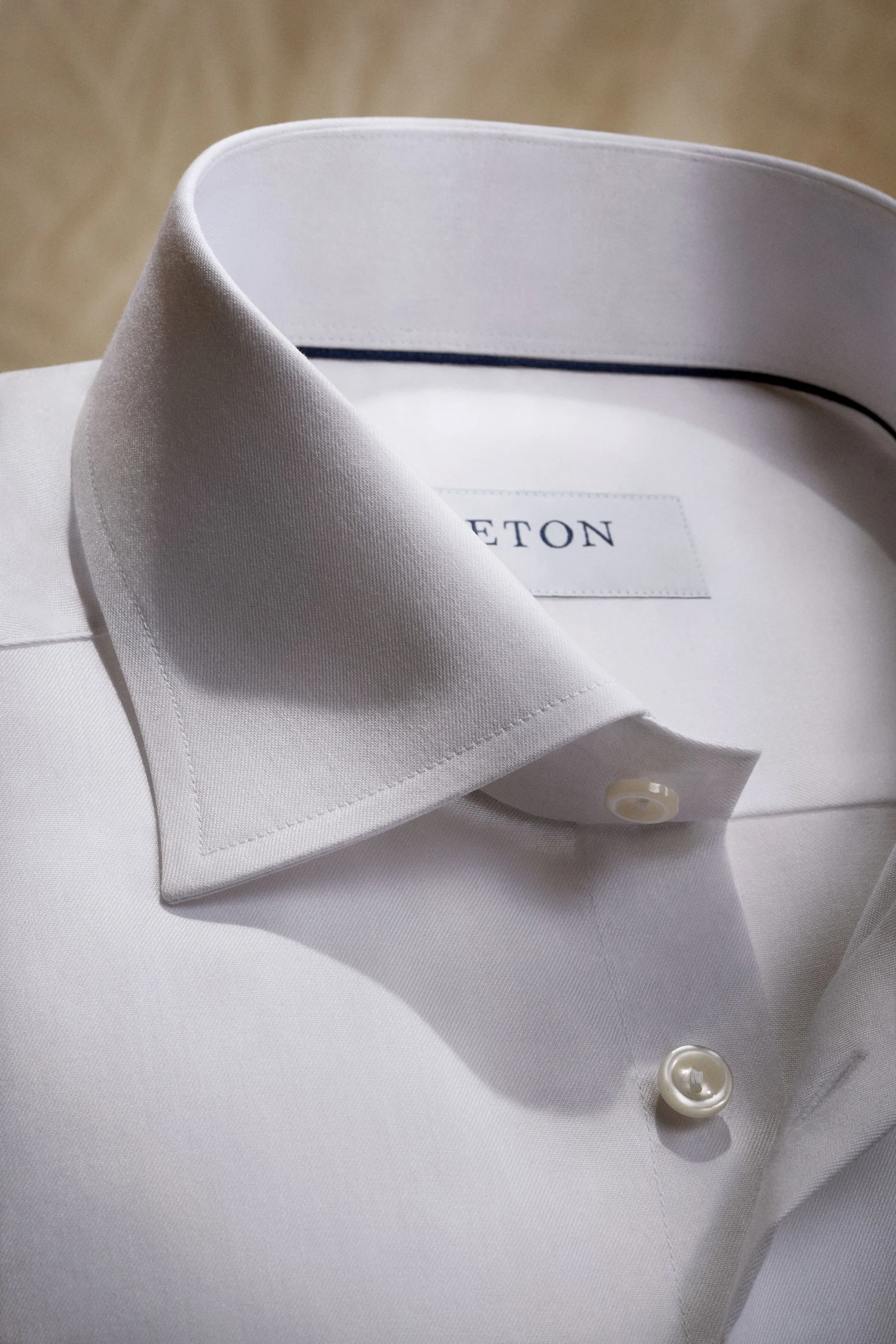 white signature twill shirt