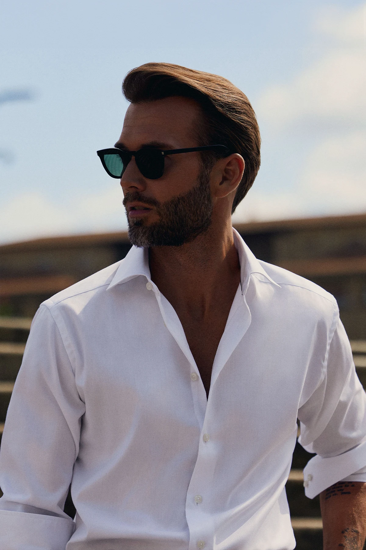 The White Signature Twill Shirt