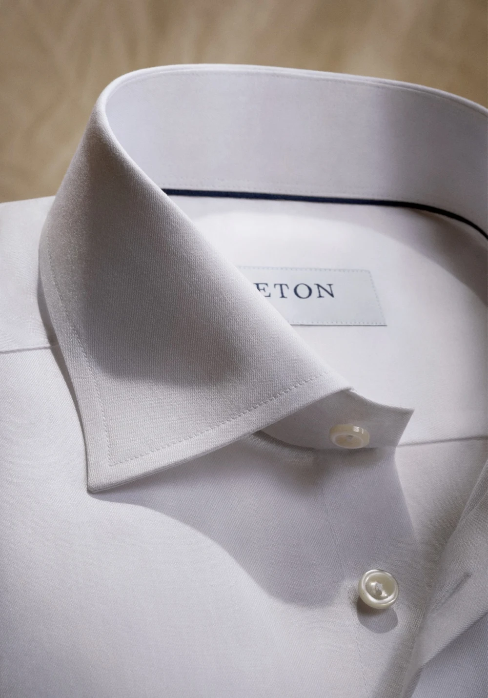 white signature twill shirt