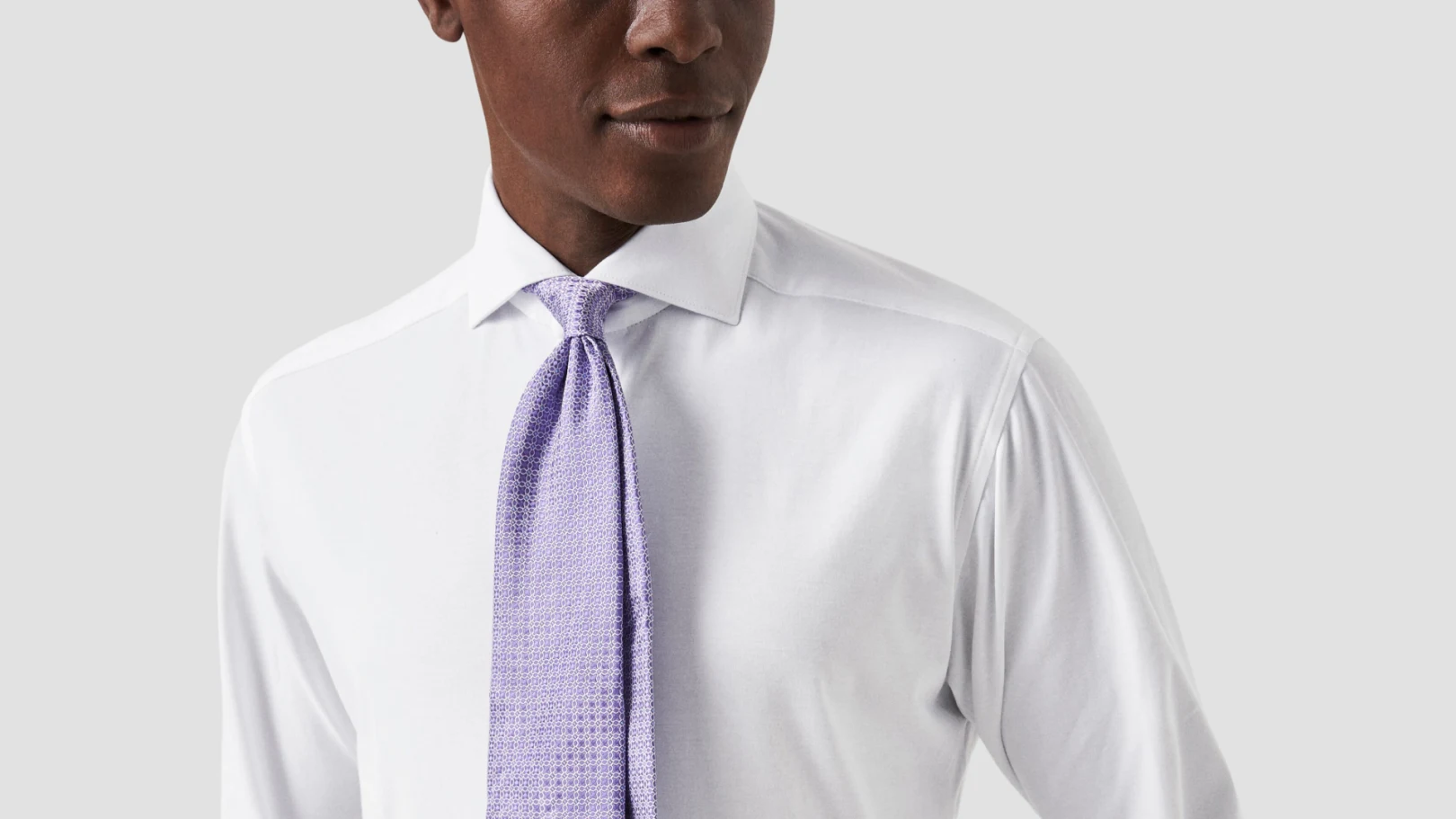 Cotton Four Way Stretch white shirt