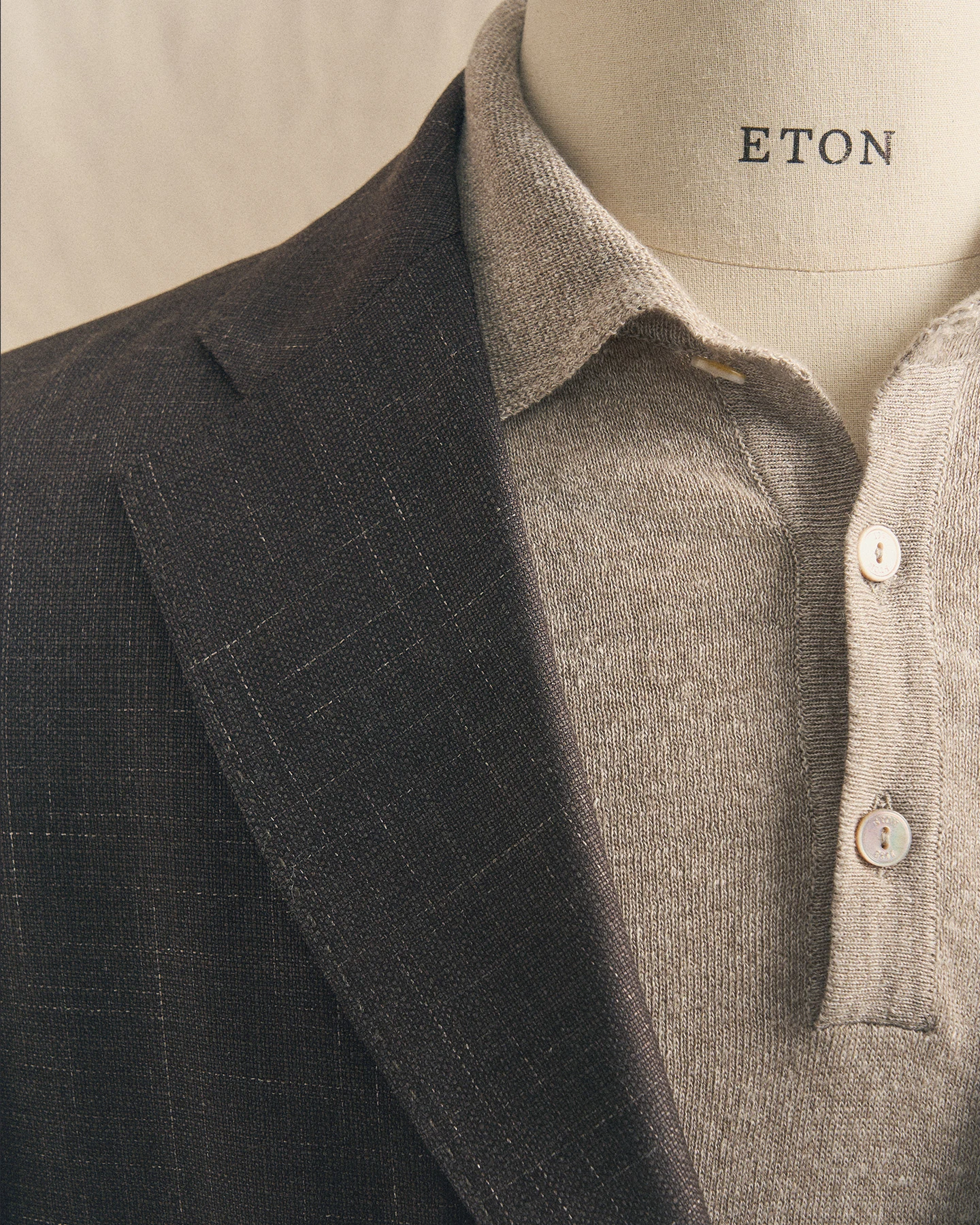 cotton linen polo