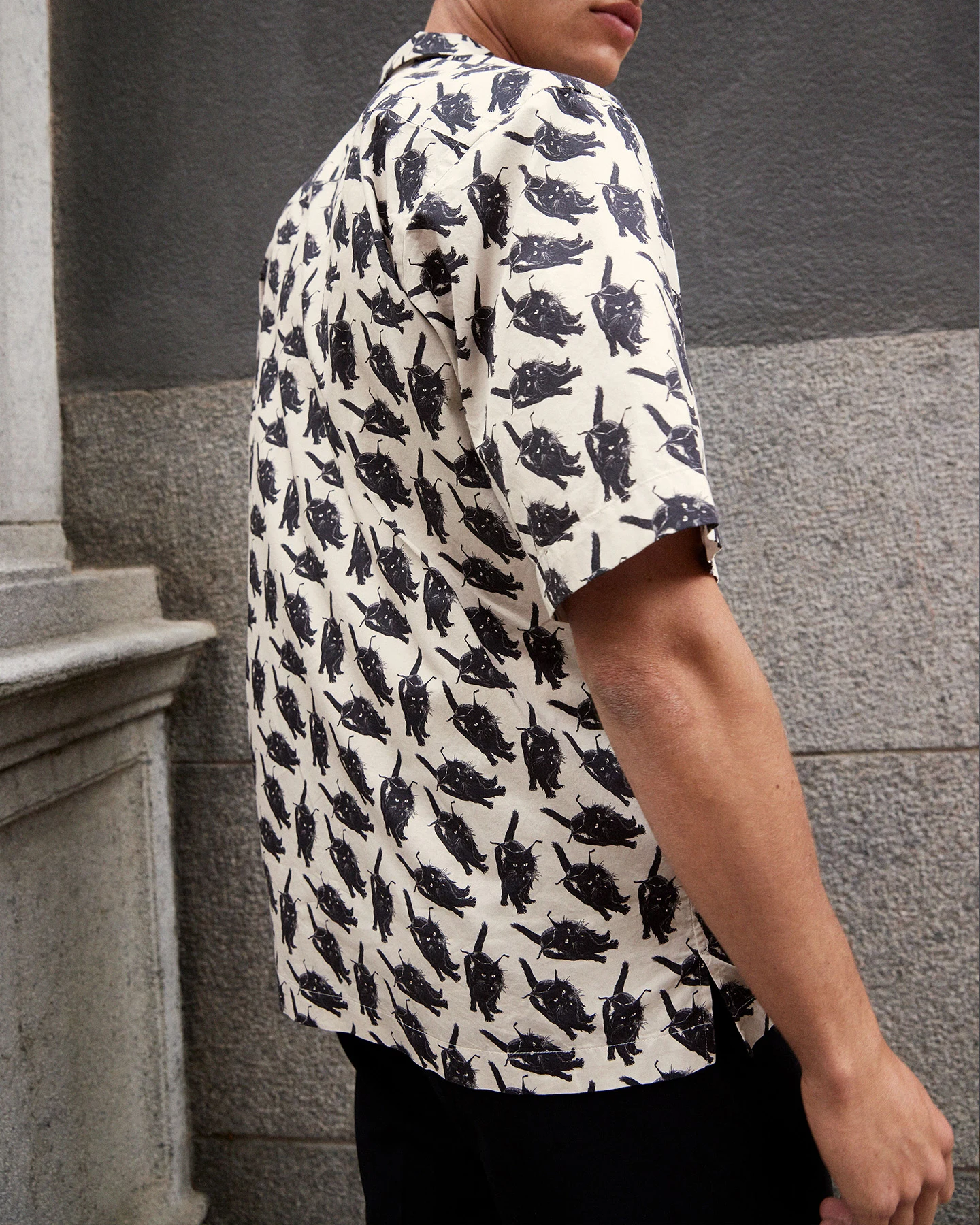 cat print shirt