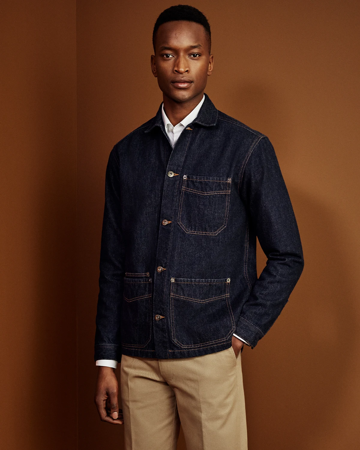 eton x jeansverket overshirt