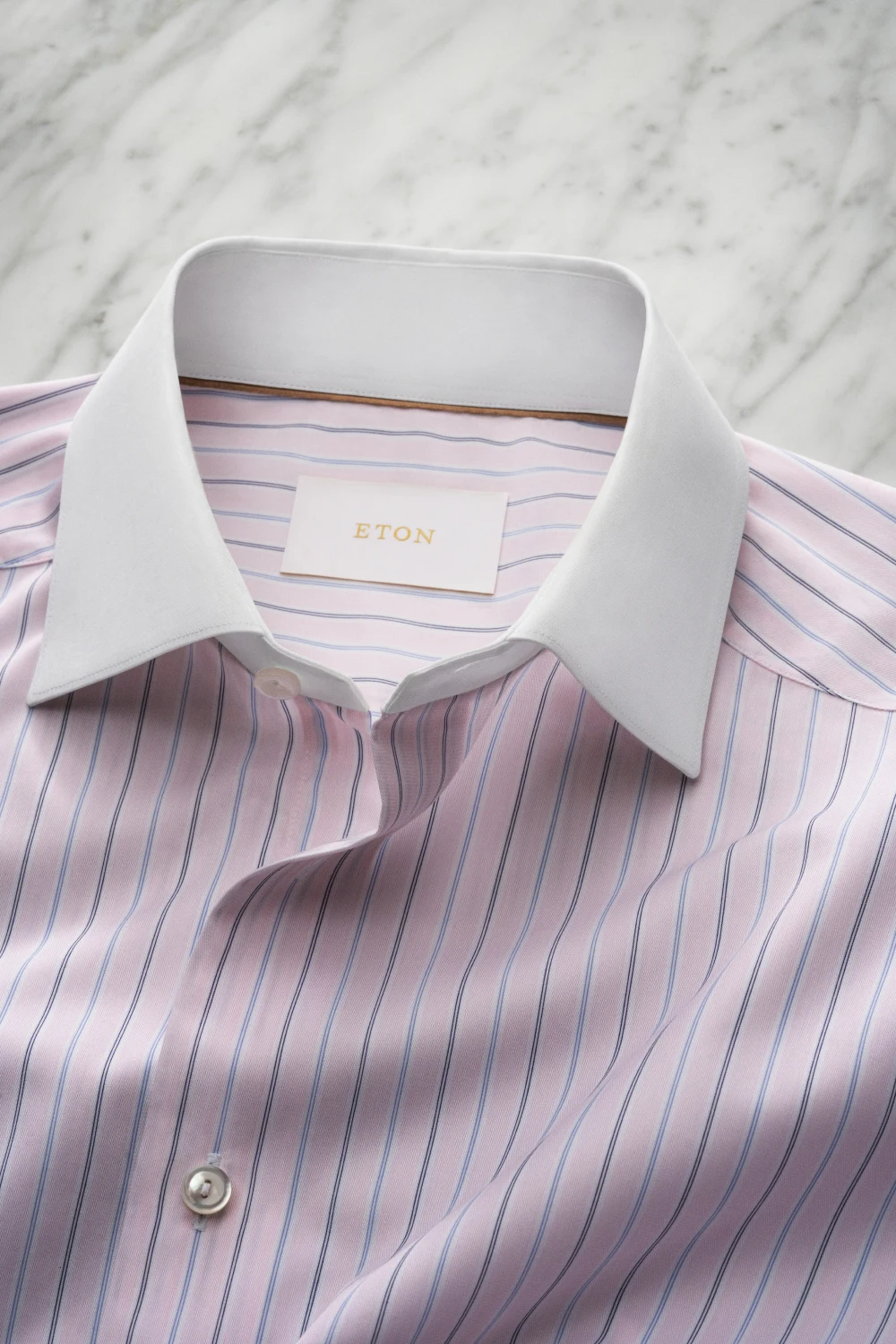 pink striped lux shirt