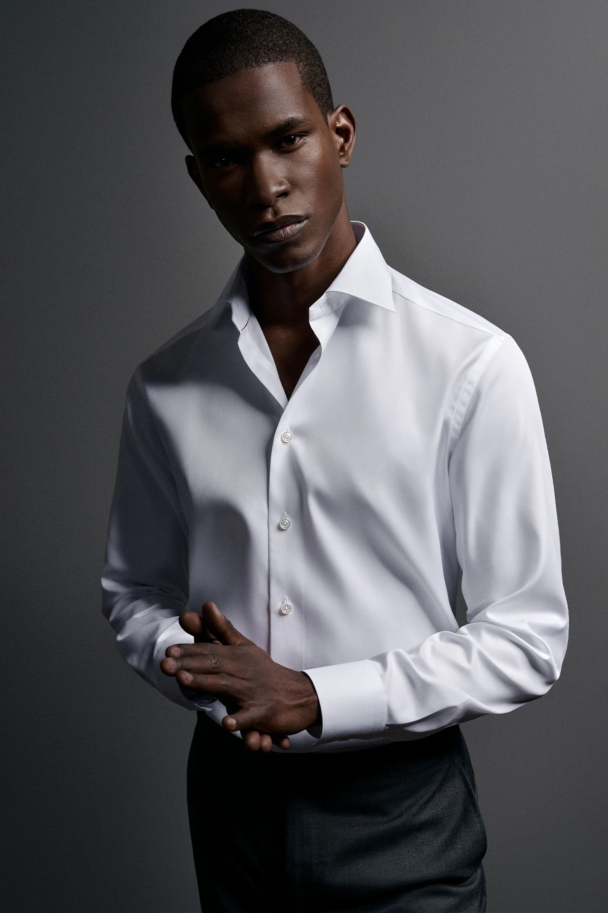 model in most exclusive white shirt