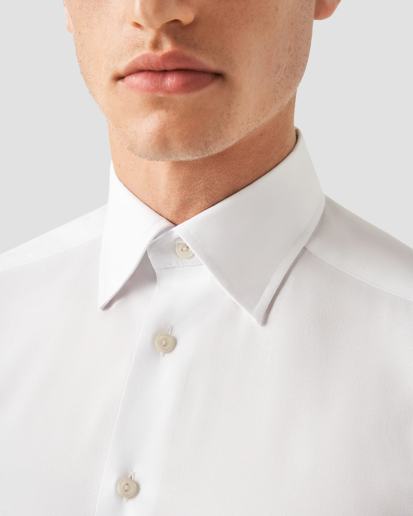 Button Under Collar