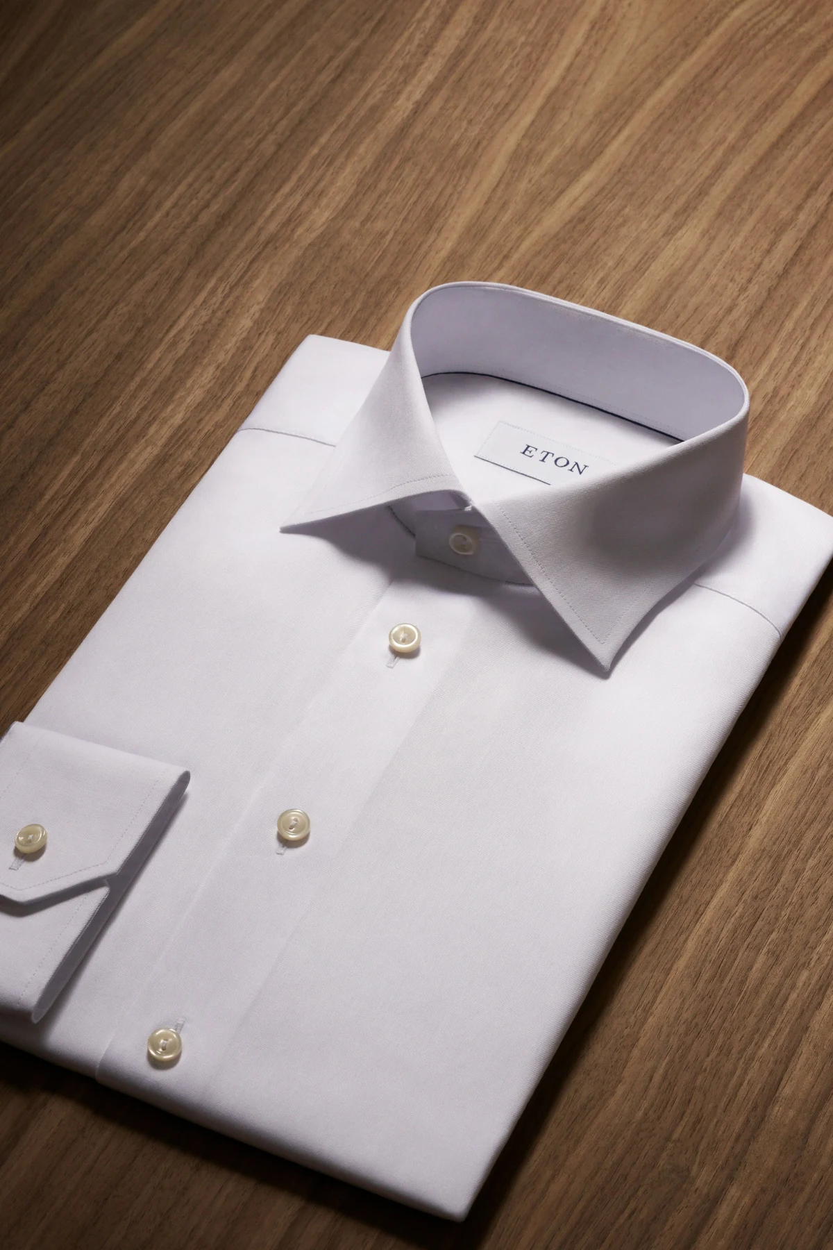 white signature twill shirt