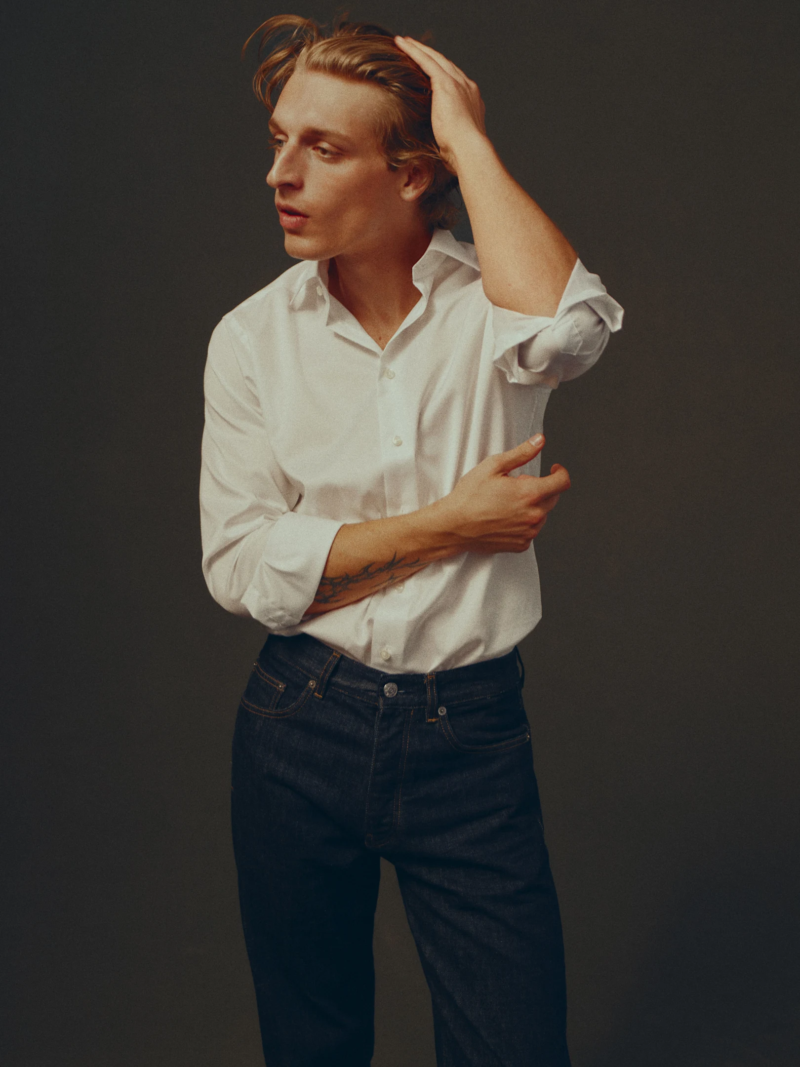 modell in studio