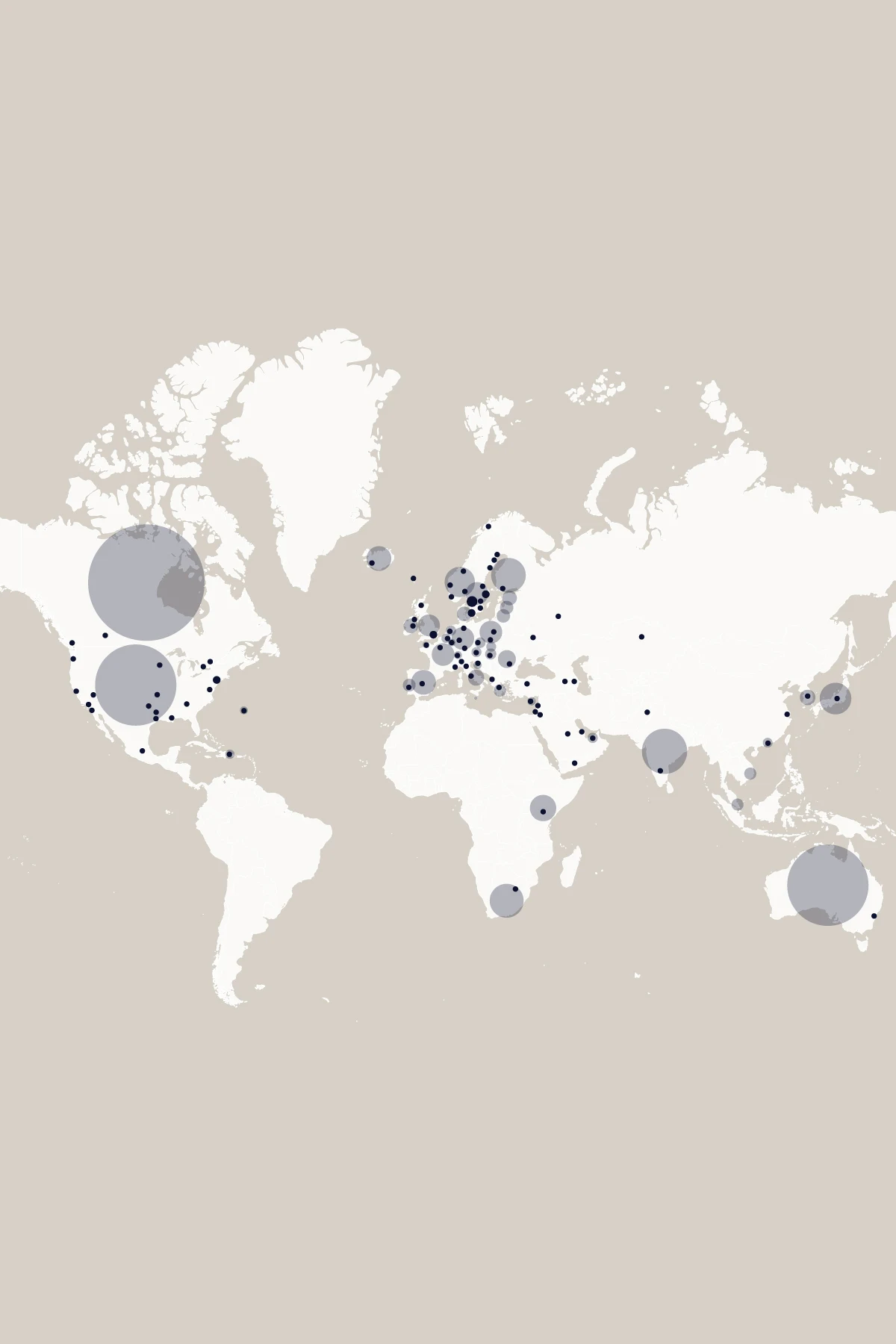 Our presence map