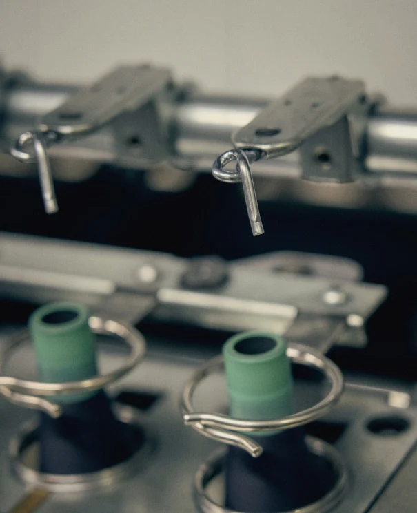a production machine for textile