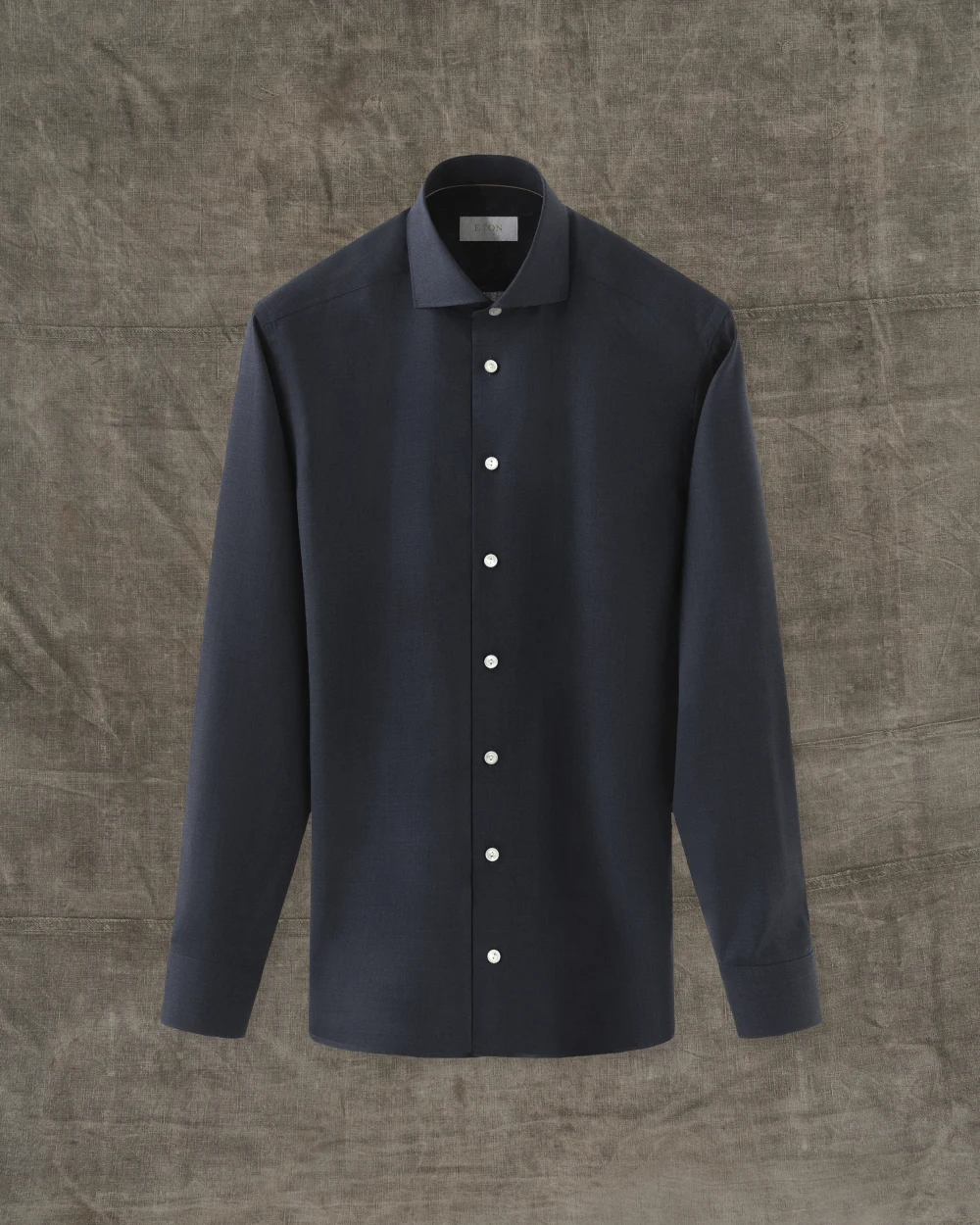 navy merino wool shirt