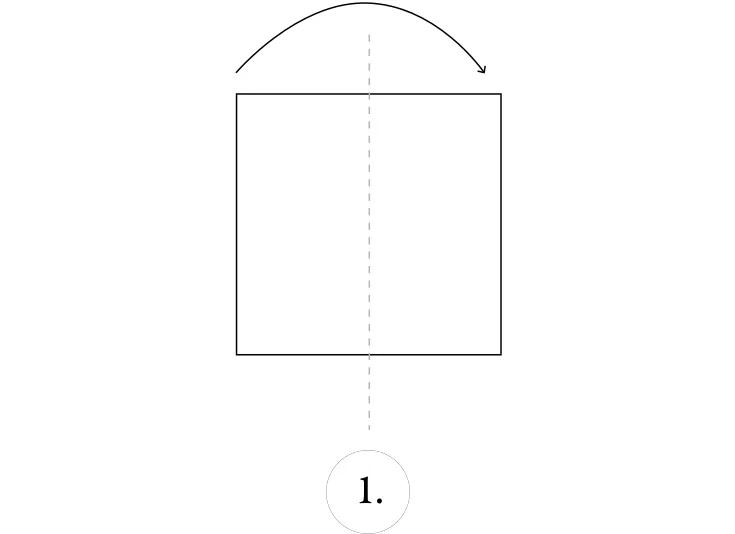 presidential fold step 1