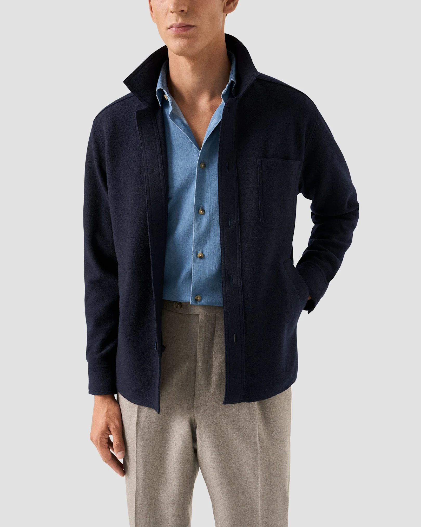 Boiled wool jacket look 2