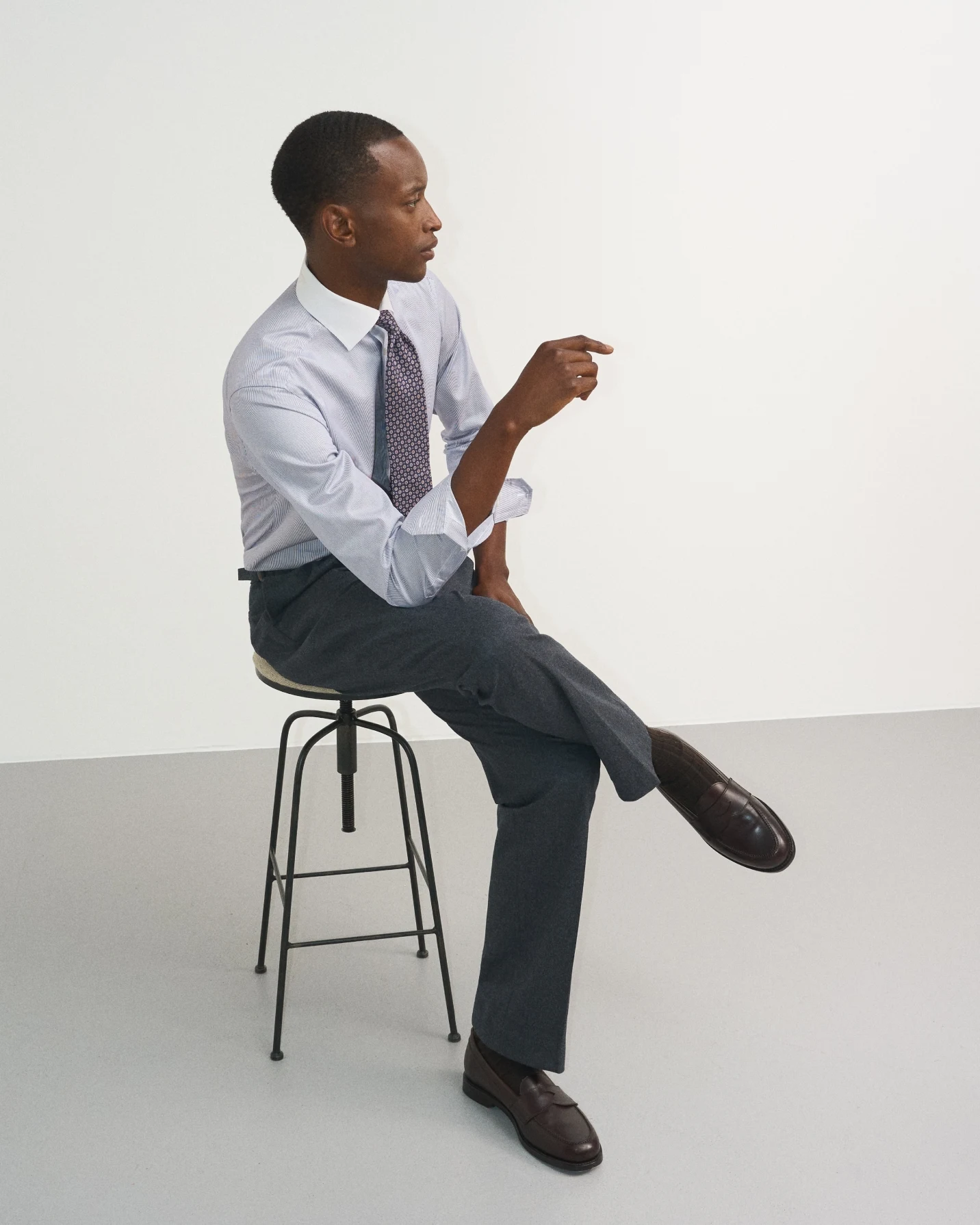modell in studio