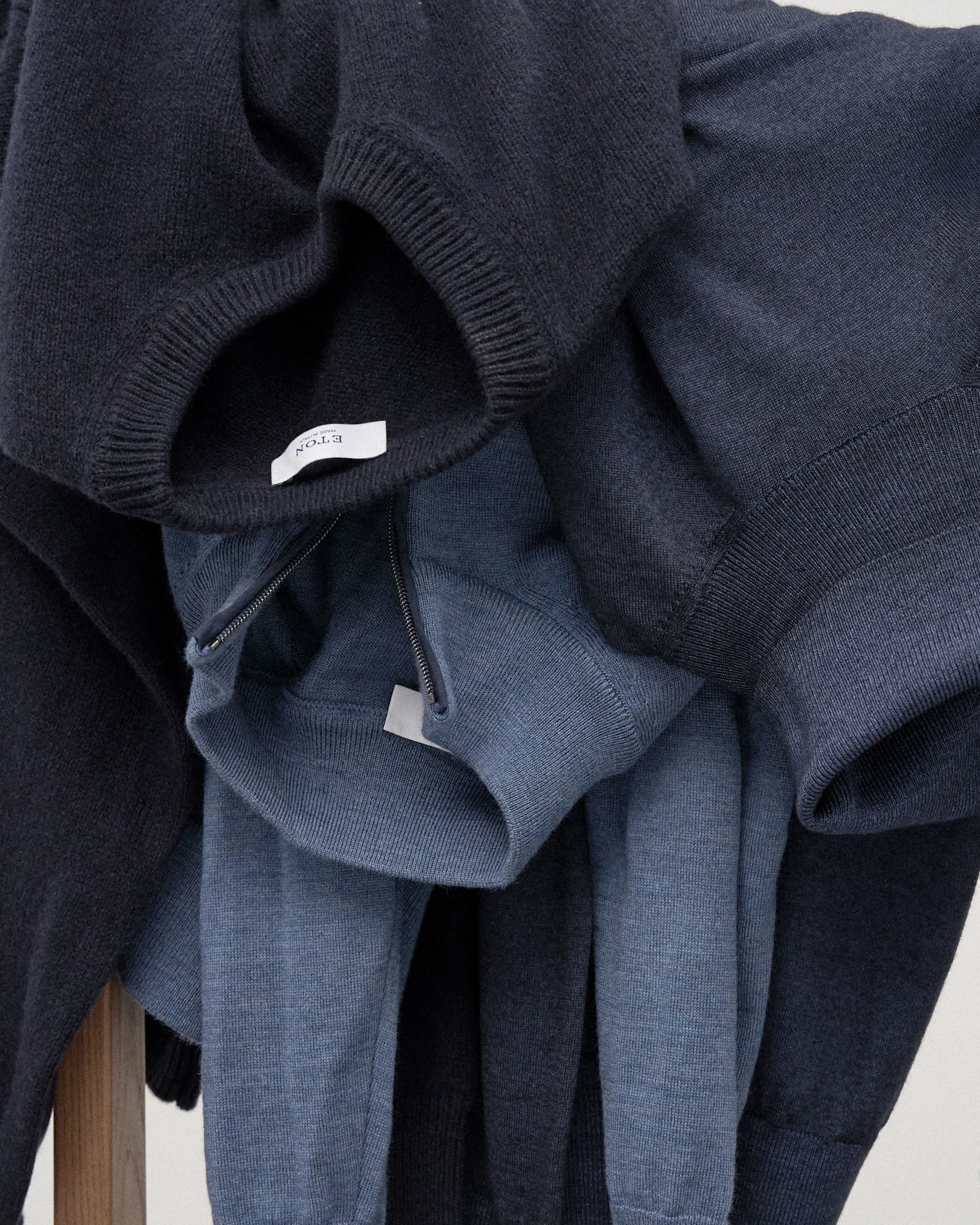 pile of knits