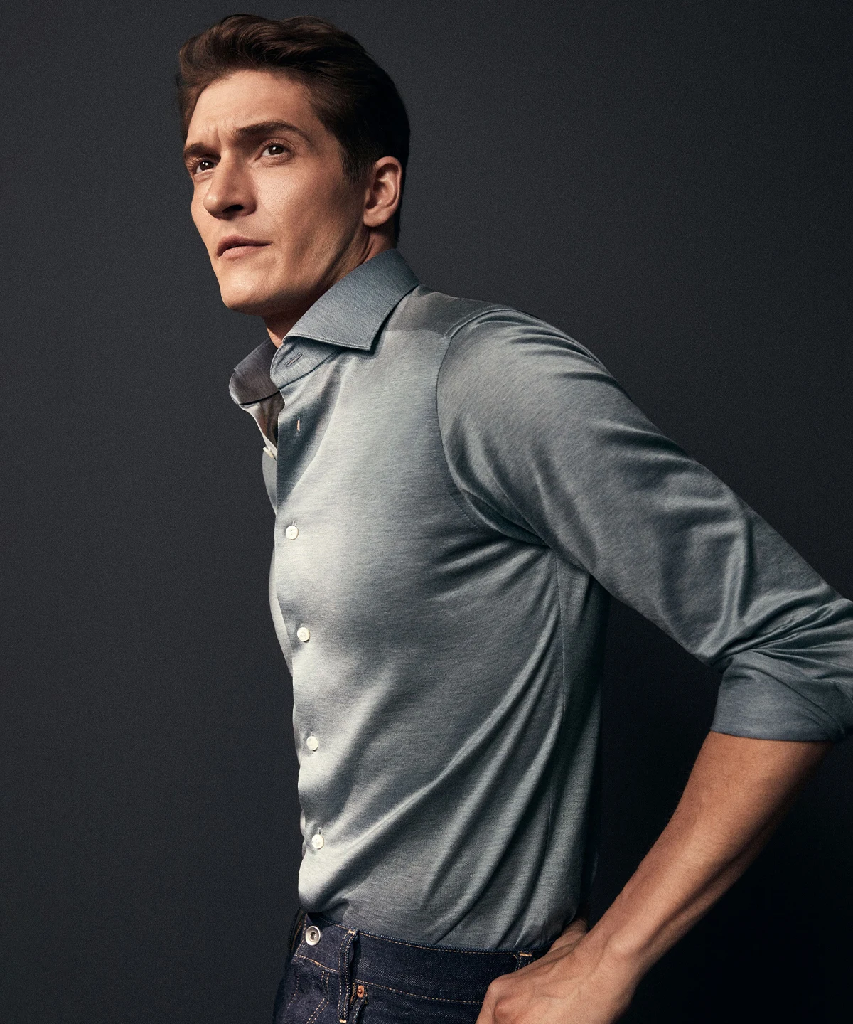 An Eton casual shirt