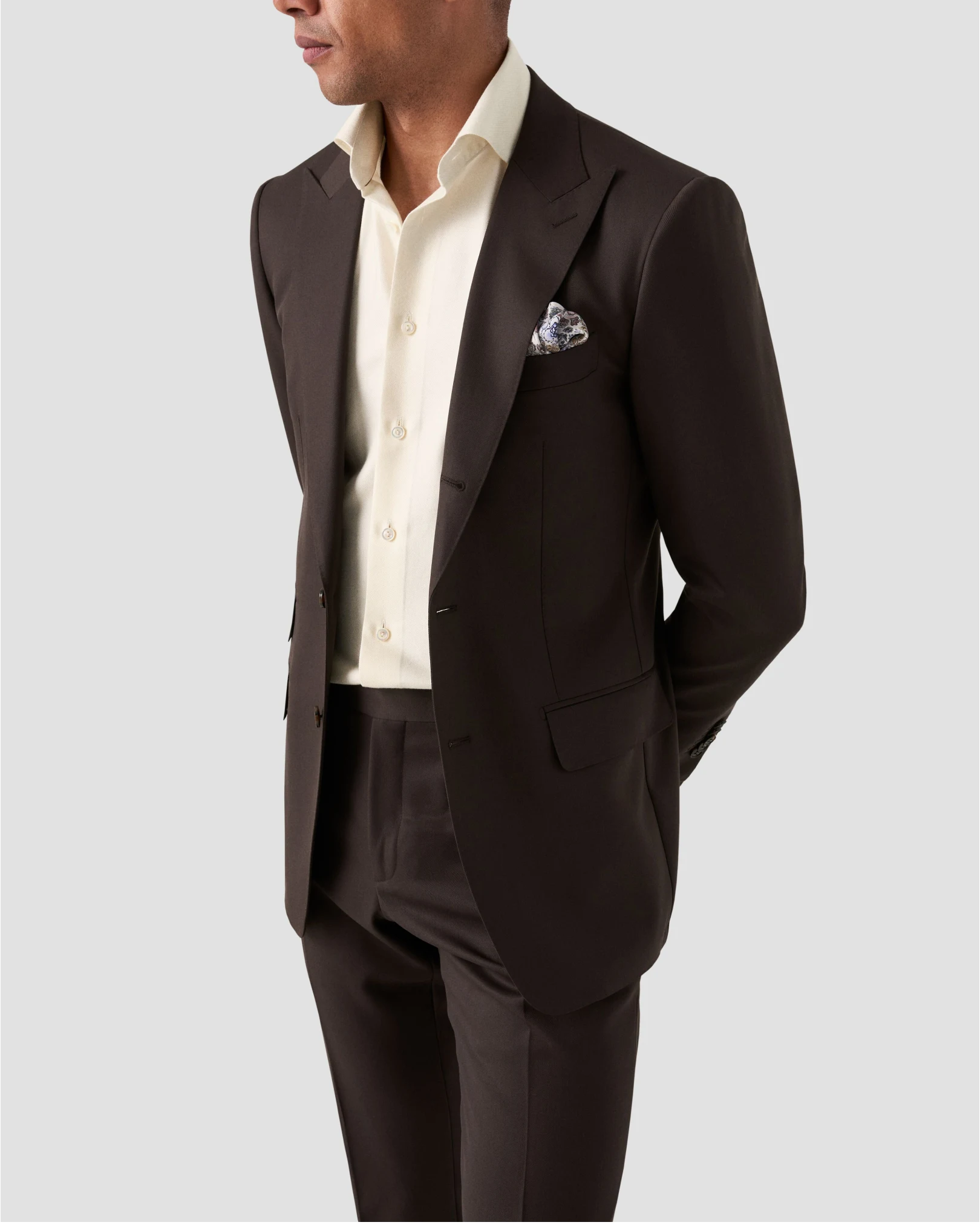 cocktail dressed model shirt and suit