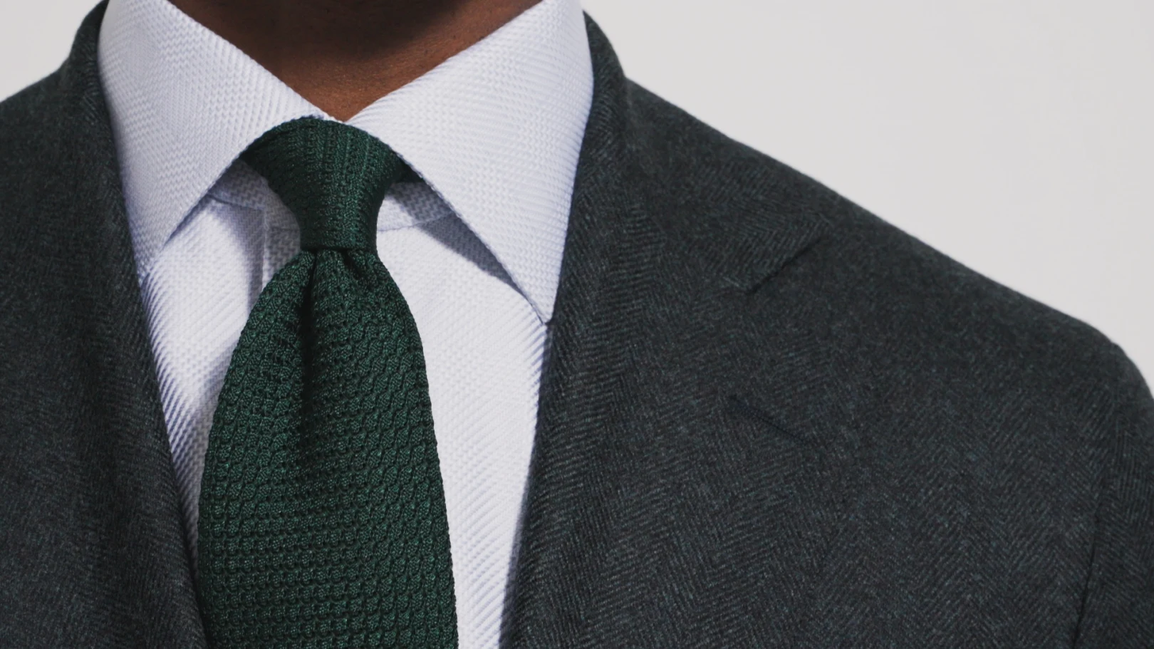 grenadine green tie