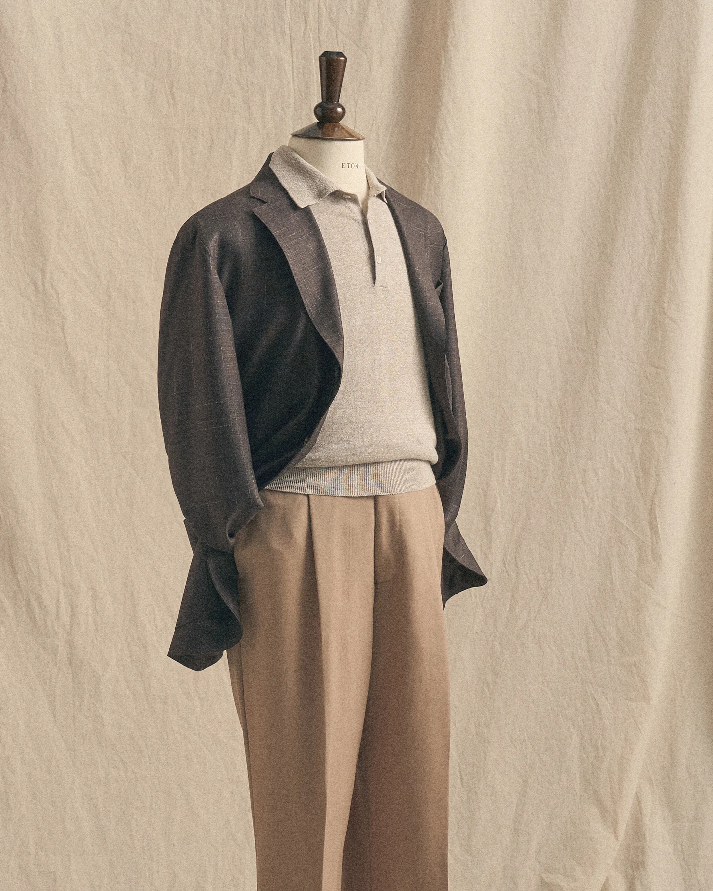 cotton linen polo