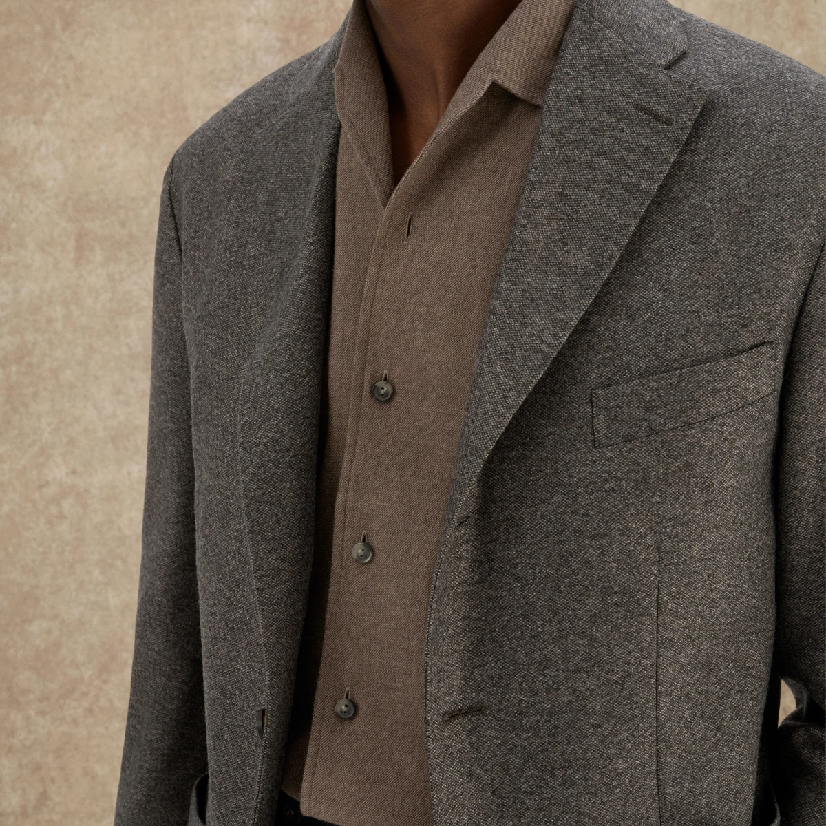 wool cashmere soft jacket