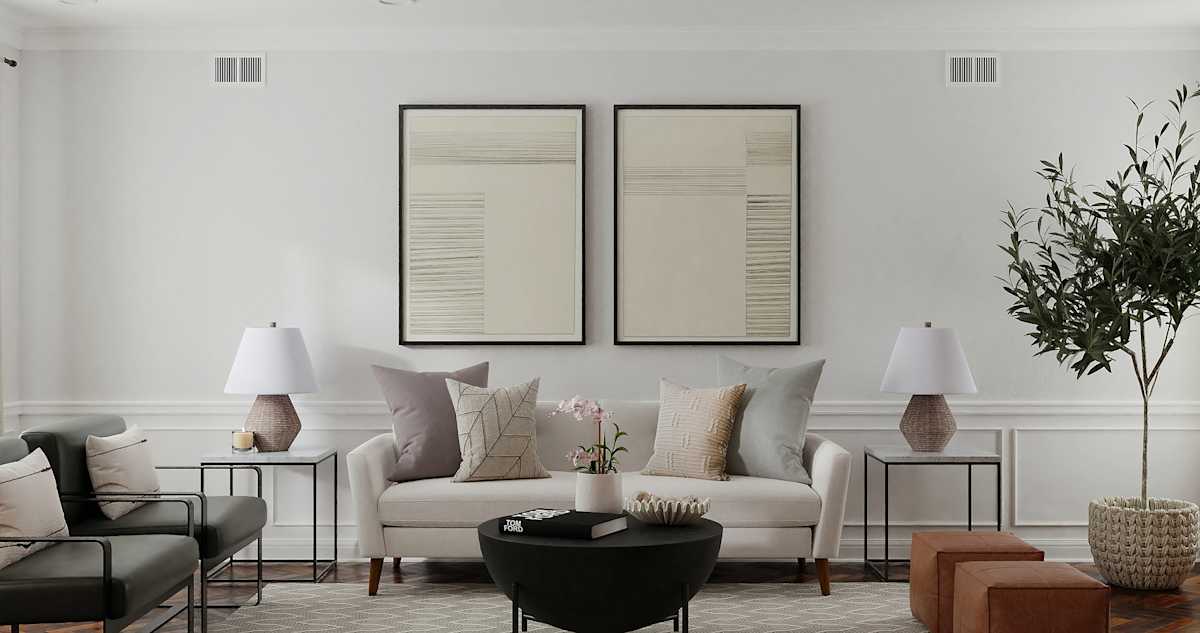 Living-room-with-paintings-above-the-sofa