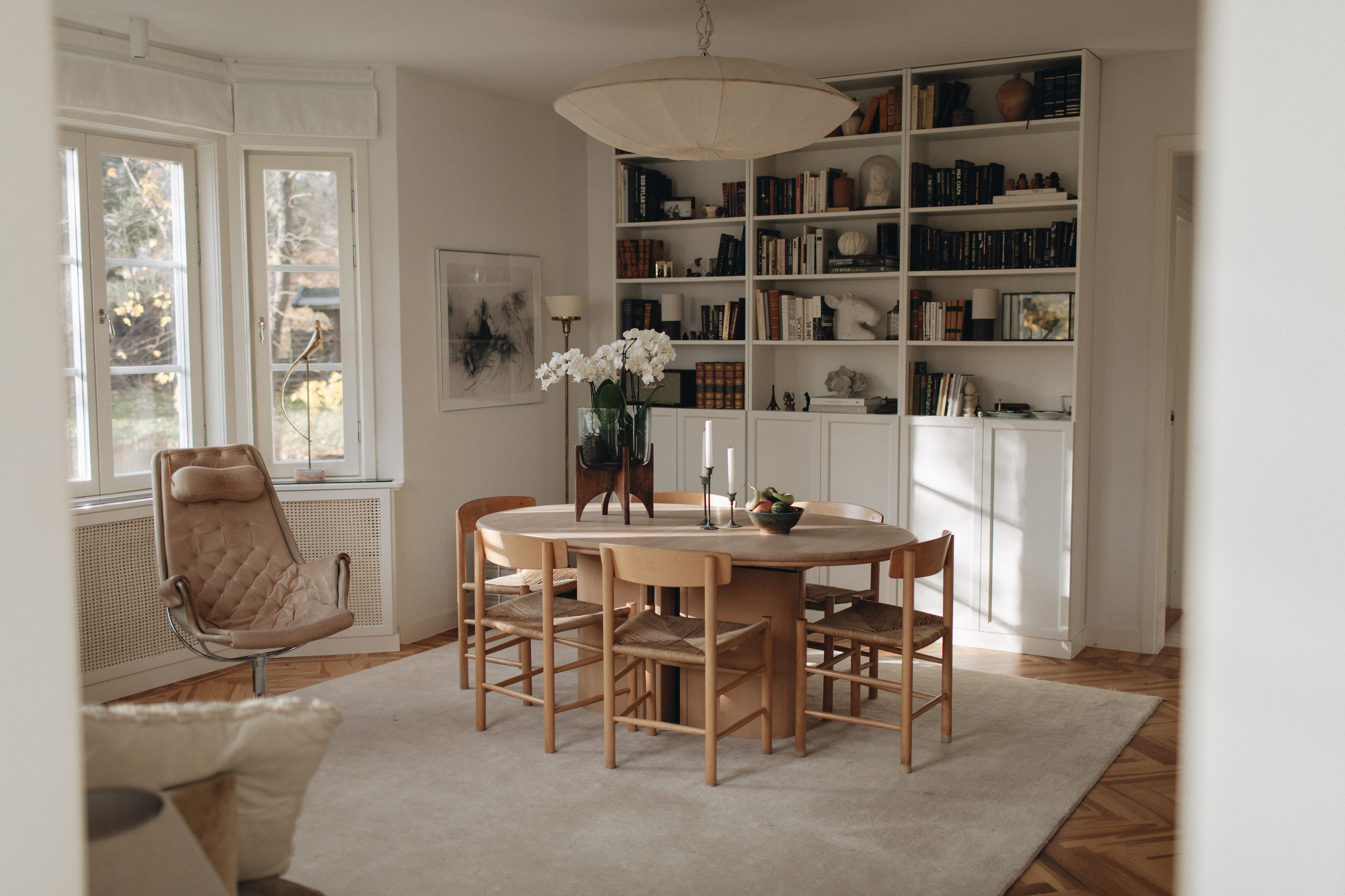 Living room-with-armchair