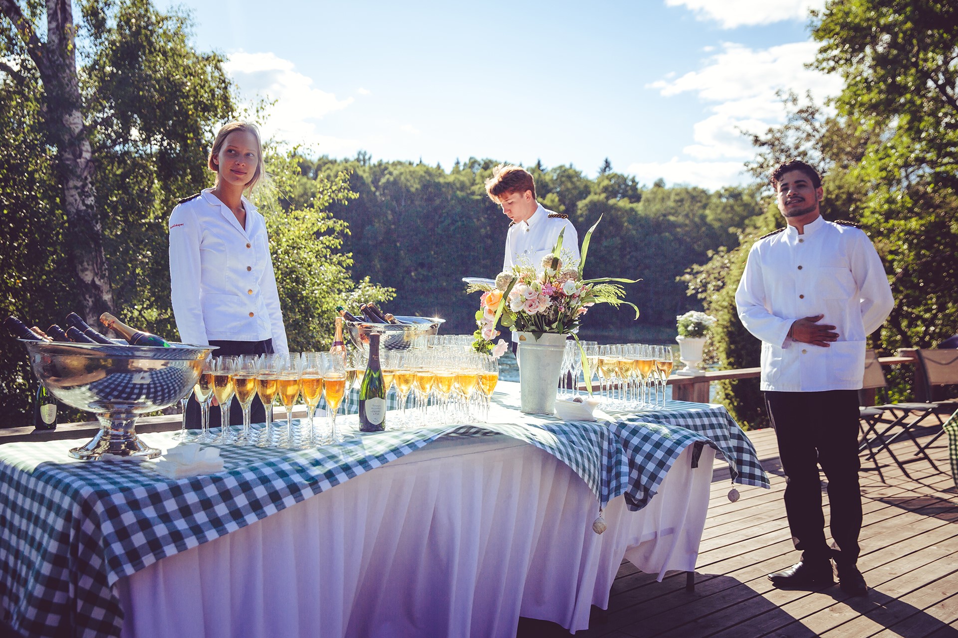 Catering-uppdukat-bord