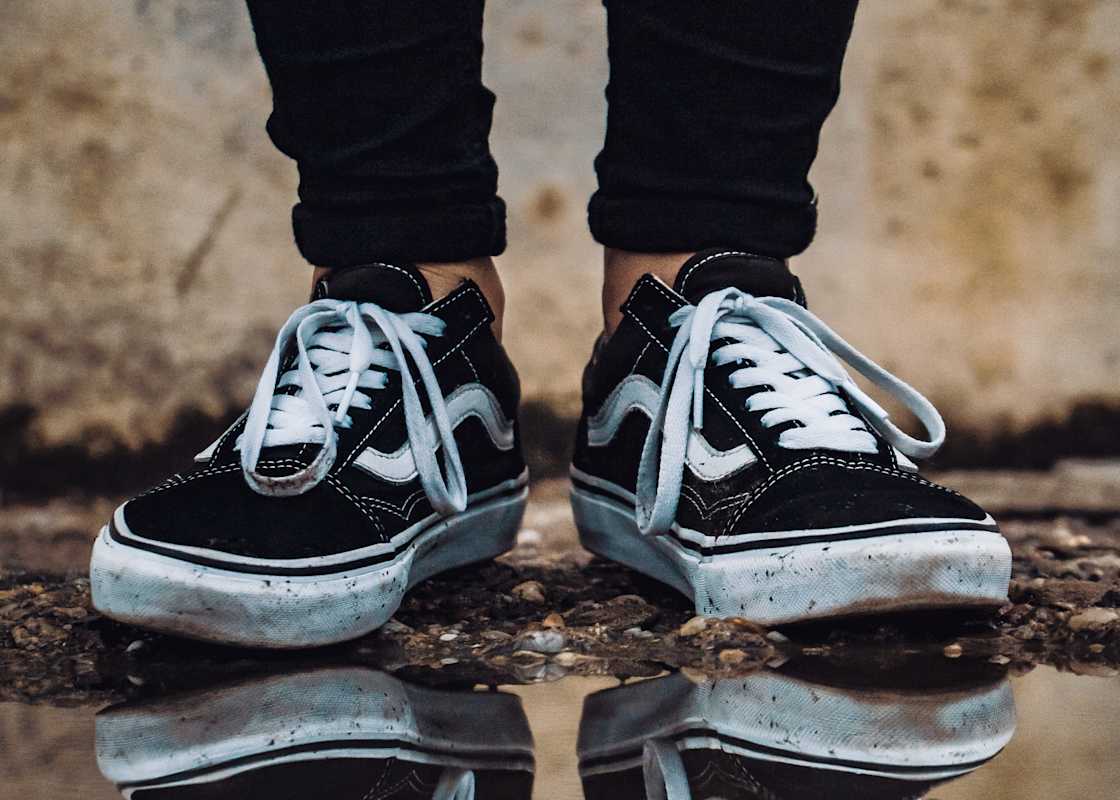 Sneakers-smutsiga