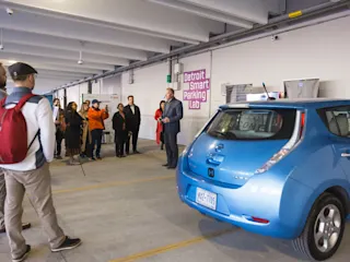 Detroit Smart Parking Lab event. 
