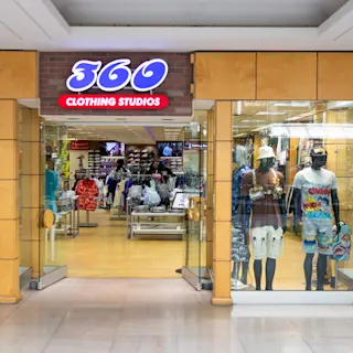 360 Clothing Studios storefront. 