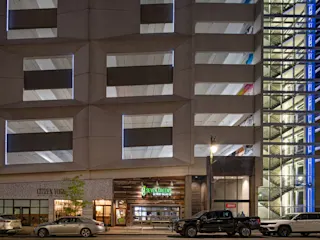 Exterior of the Z Garage. 