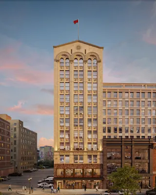 A rendering of The Belle.