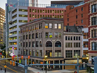 Exterior of 1301 Broadway. 