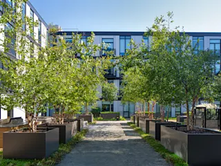 Exterior of City Modern. 
