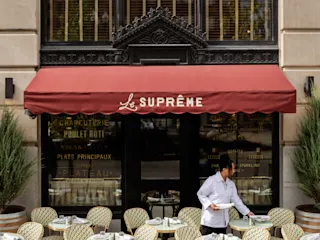 Exterior photo of La Supreme in Downtown Detroit.