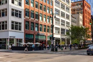 An exterior street-level photo of The Ferguson.