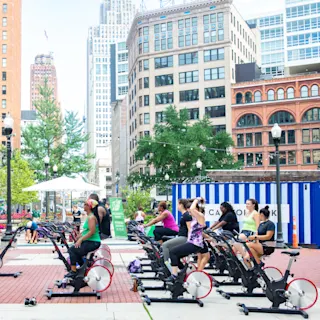 Vibe Ride in Capitol Park. 