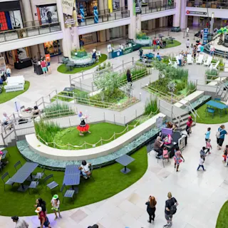 Tower City sky light park. 