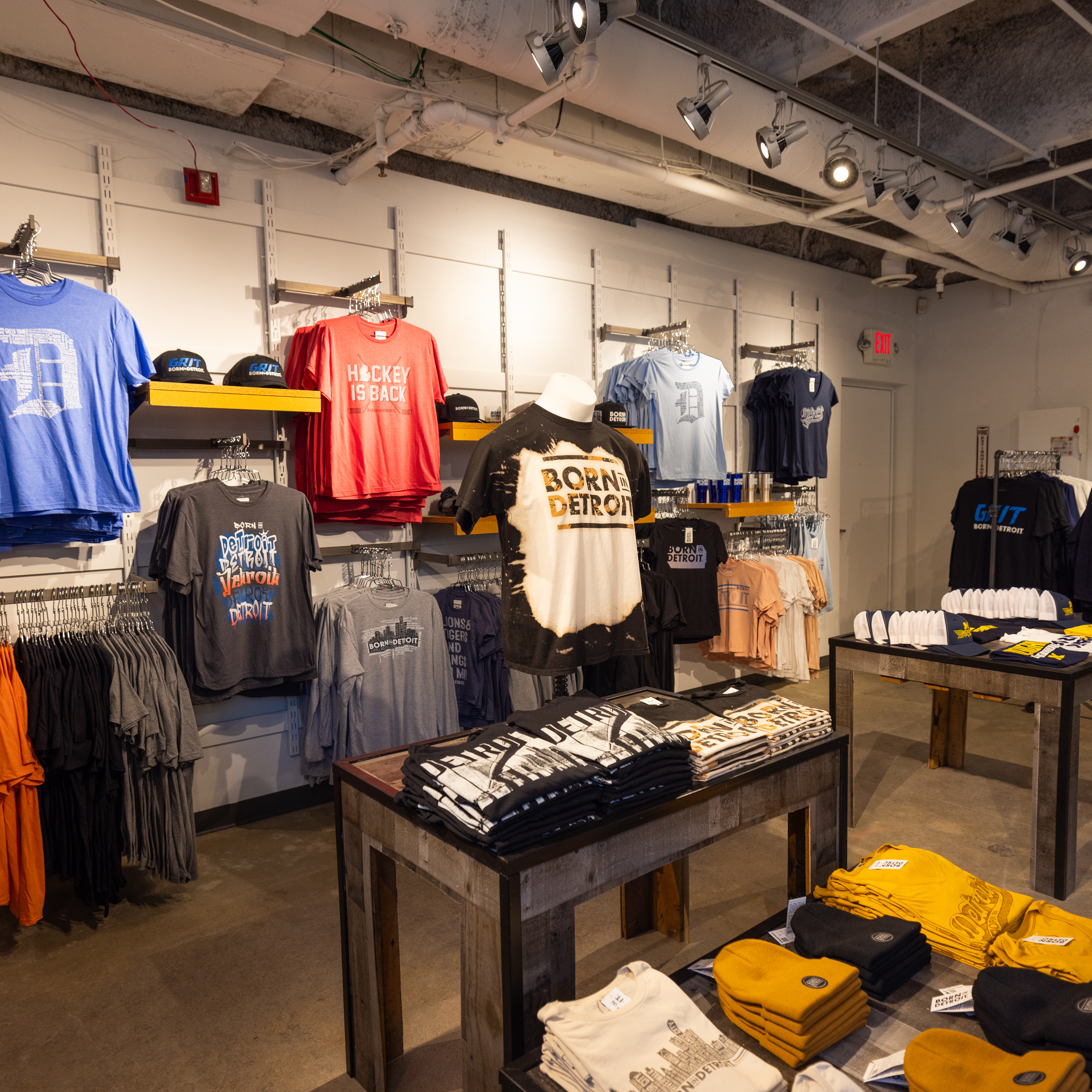 Interior of Born in Detroit. 