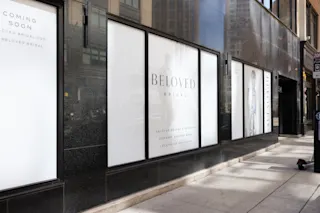 An exterior photo of Beloved Bridal at 35W.