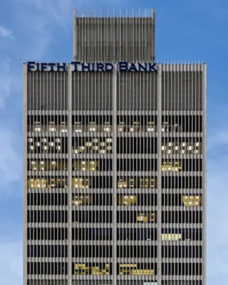 An exterior photograph of One Woodward.