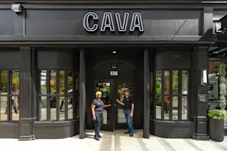 A photo of Cava at 630 Woodward during their opening community event.